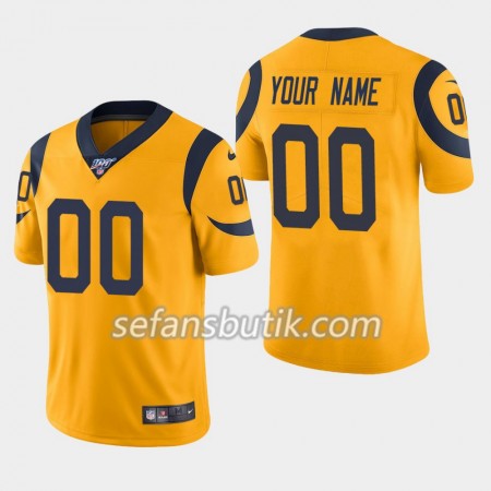 Los Angeles Rams Tröjor Custom Nike Gold 100th - Herr Los Angeles Rams Tröjor Custom Nike Gold 100th - Herr